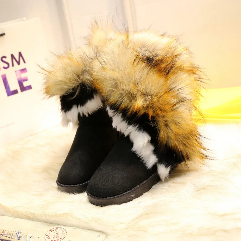 Winter New Fashion Women's Boots Snow Boots In The Tube Ladies Cotton Boots Comfortable Warm Women's Boots