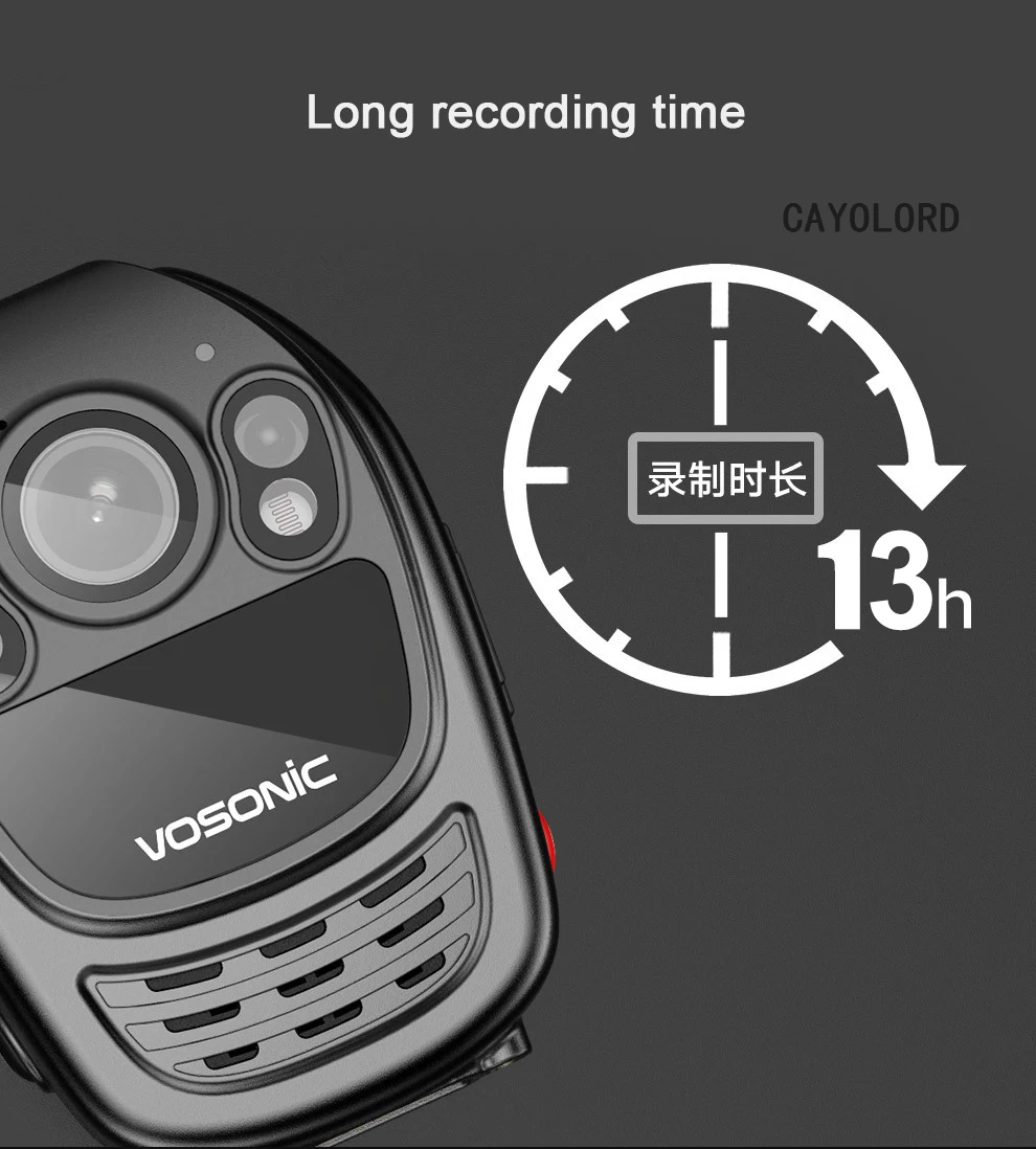 13hrs Long Recording Time 1296p HD Car Camera DVR Voice Recorder DV