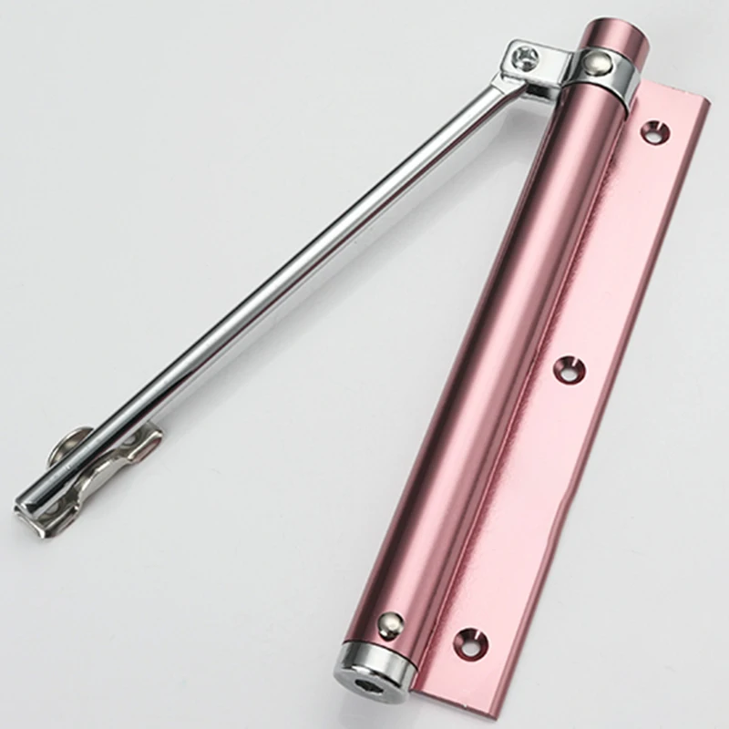 

1 Piece Hexagonal Wrench Home 1x Auto-closing Hinge Simple Door Closer Light Spring Hinges Colorful 5x Screws Furniture Hinges