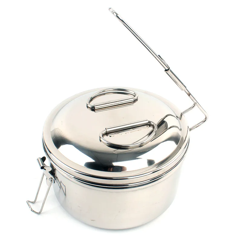 Руль из нержавеющей стали для открытого воздуха семейный горный барбекю набор