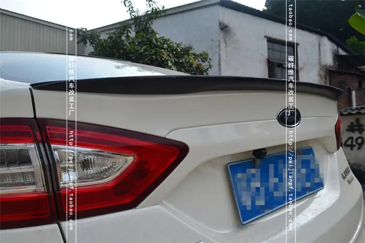 Подходит для Ford Mondeo AC 2013- задний спойлер из углеродного волокна заднее крыло