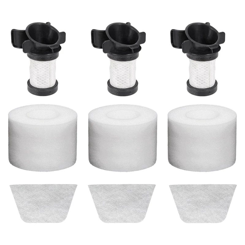 3PCS HEPA Filters Foam Felt Kits for Shark ION Flex DuoClean IF100 IF200 |
