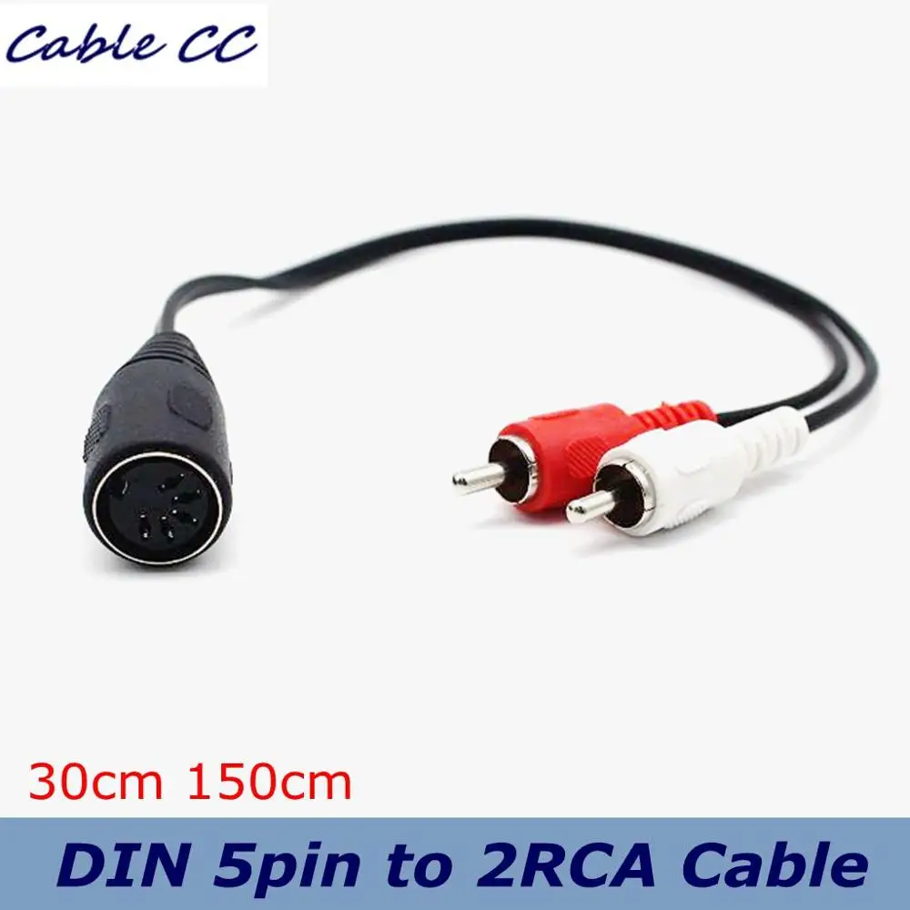 0 3 м 1 5 контактный DIN Женский к 2RCA Лотос старый стиль аудио оборудование адаптер