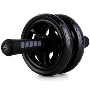 

Mute Two-wheeled Abdominal Wheel Exercise Abdomen Roller Abdominal Wheel Fitness Equipment Beginner Abdominal Muscle Wheel