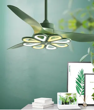 

LED Modern Minimalist Ceiling Fan Light, Restaurant European Post-modern Household Ceiling Fans with Lights