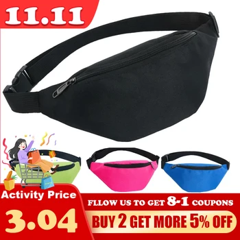 

2020 Sport waterproof waist Bag Female Belt New Fashion Chest Handbag Unisex Fanny Pack Ladies Waist Pack Belly Bags Purse
