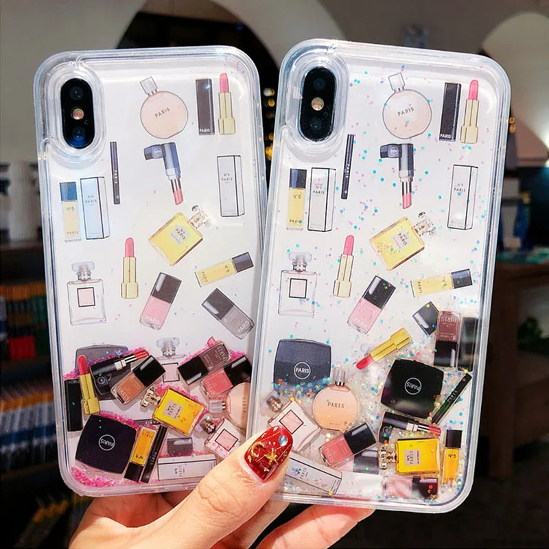 Палитра теней для век чехол телефона iPhone 11Pro Max 6 6s 7 8 plus XS XR 11 с динамическим