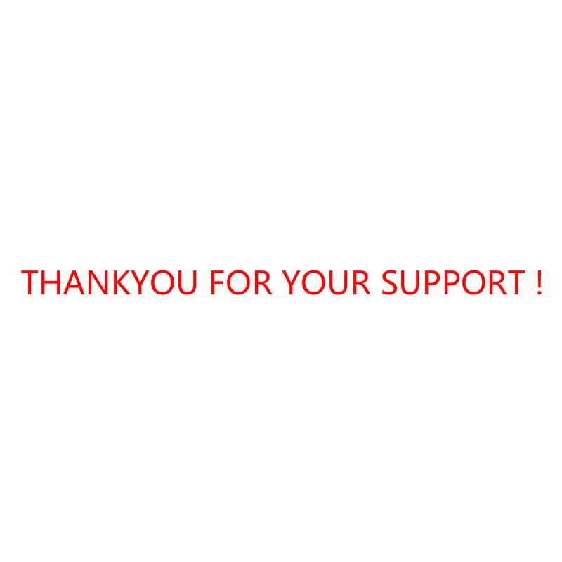 THANKYOU FOR YOUR SUPPORT !