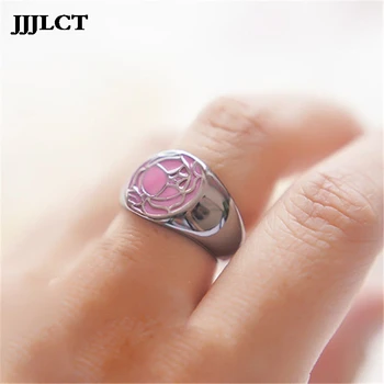 

Utena Tenjo GEM Cosplay Ring Accessories Cos Daily Props Revolutionary Girl Cocktail Ring Party Metal Classic