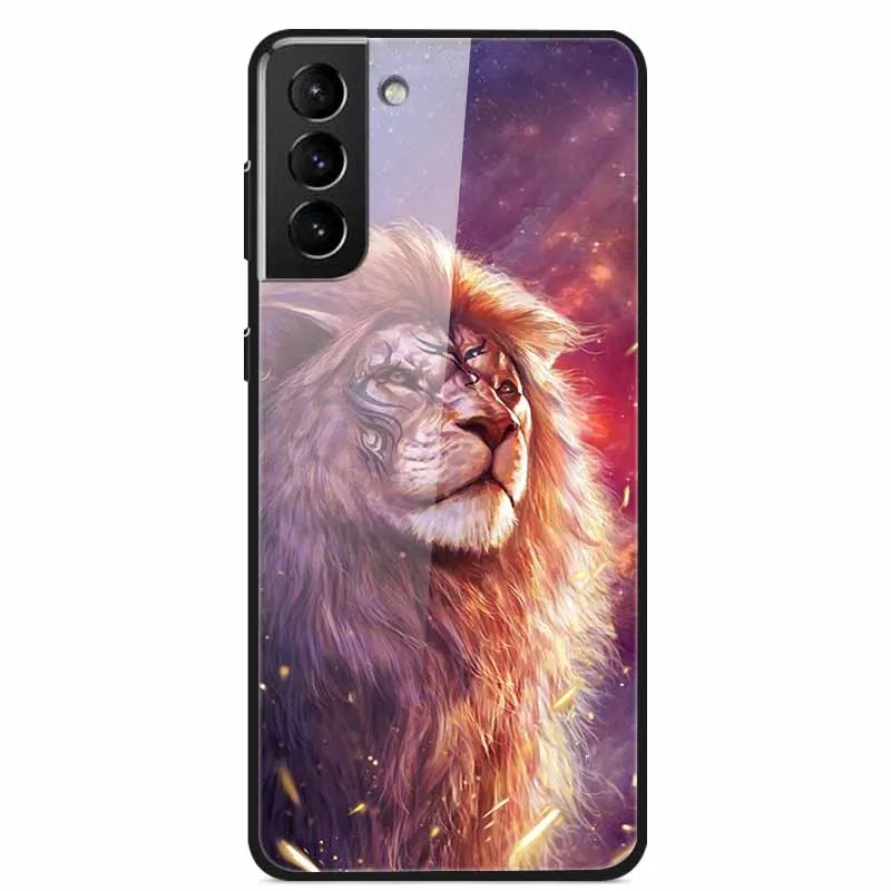 Tempered Glass Phone Cases For Samsung S22 Plus 5G Case Hard PC Back Cover Cases for Samsung Galaxy S22 Ultra 5G S 22 S22Ultra cute samsung cases Cases For Samsung