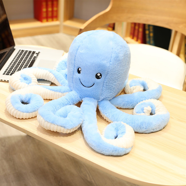 Lovely Simulation Octopus Pendant Plush Stuffed Toy Soft Animal Home Accessories Cute Animal Doll Children Birthday Gift
