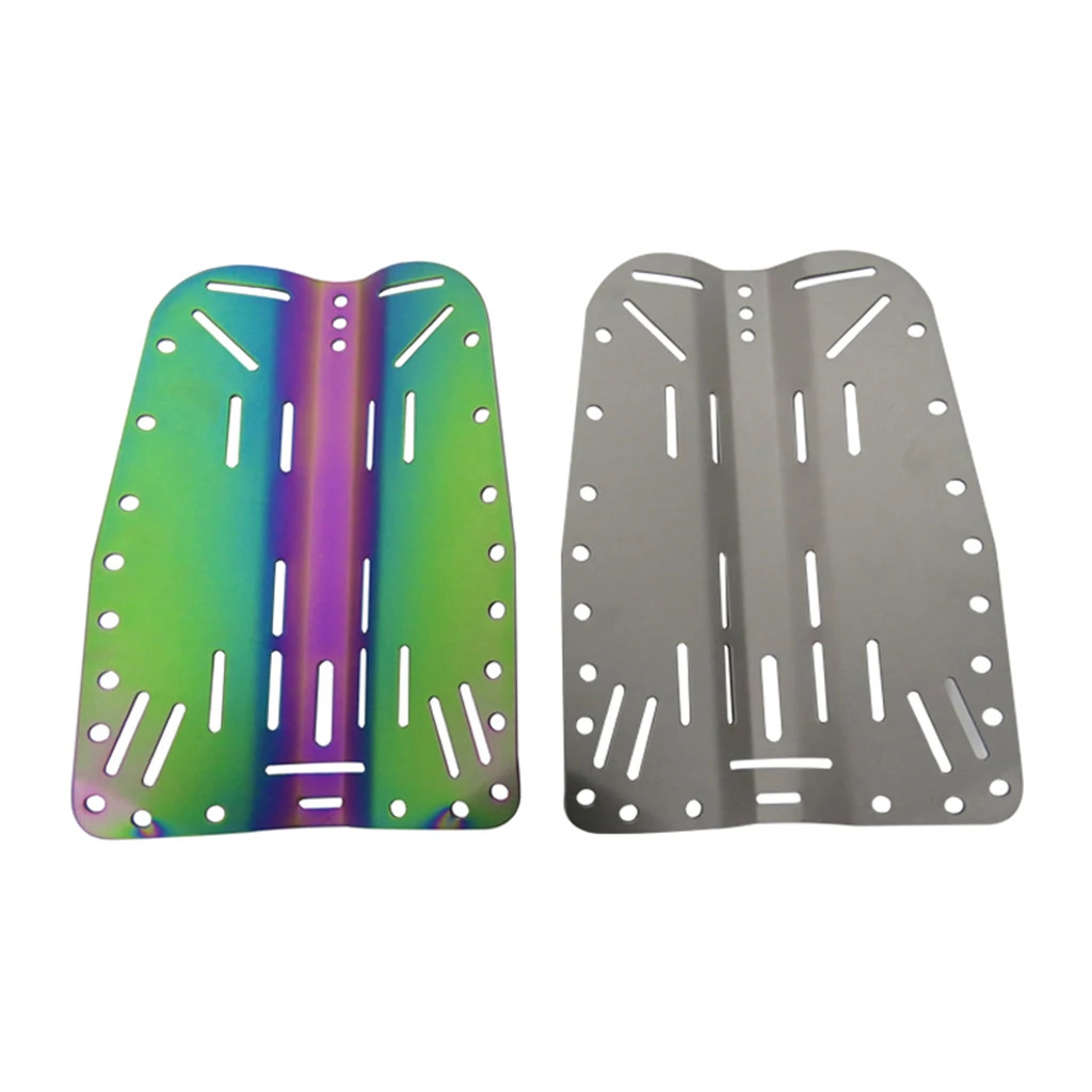 Lightweight Titanium Alloy Dive Backplate Scuba Diving BCD Harness Back Plate Scuba Diving Back Plate for Water Sports 