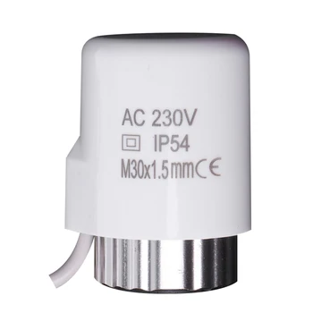 

230V NO/NC Thermostat Manifold Underfloor Heating Radiator Electric Thermal Actuator Valve Head