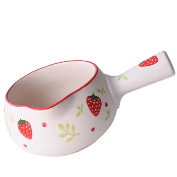 

1Pc Milk Pan Ceramic Cooking Pot Non-stick Pot Cooking Pot Milk Pot for Home Kitchen Hotel