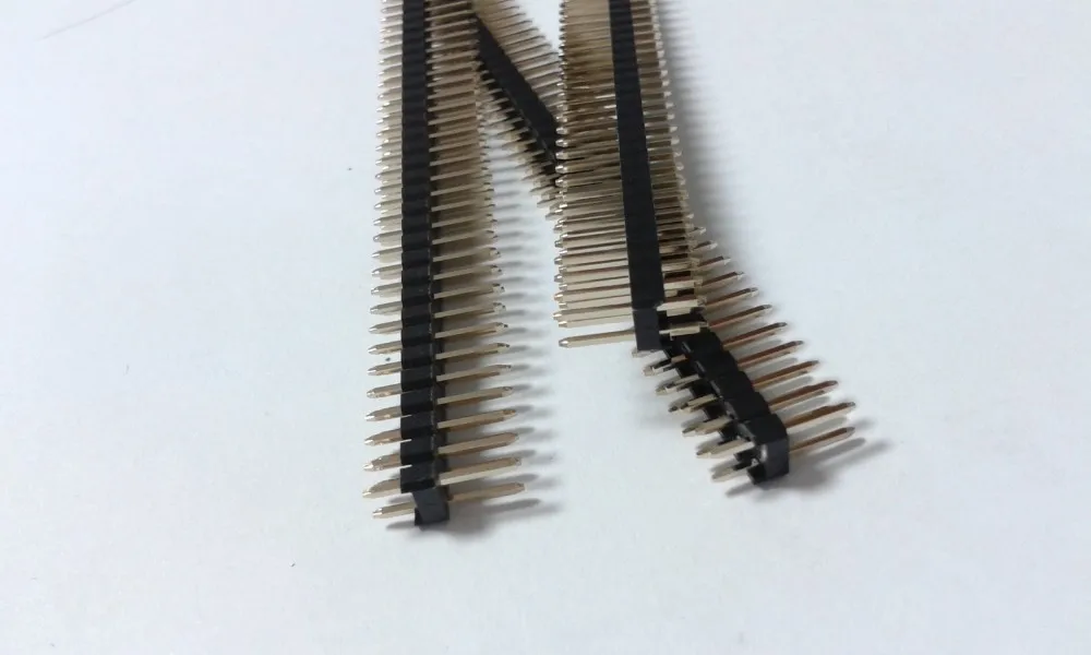 300 шт. x 2,54 мм 40Pin 1/2 ряда с прямыми углами женский штыревой разъем
