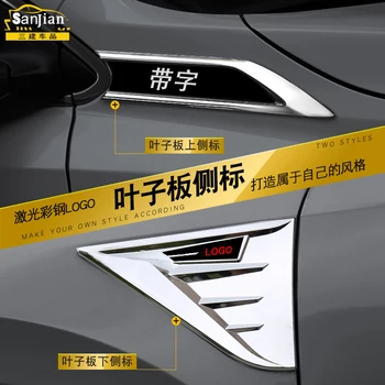 

For HONDA CRV 2017 2018 2019 2020 Special for leaf plate label decoration