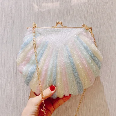 

Designer Luxury Wood Beading Bags National Wind Girls Beading Totes Fashion Shoulder Crossbody Party Beach Bags Vintage Handbags