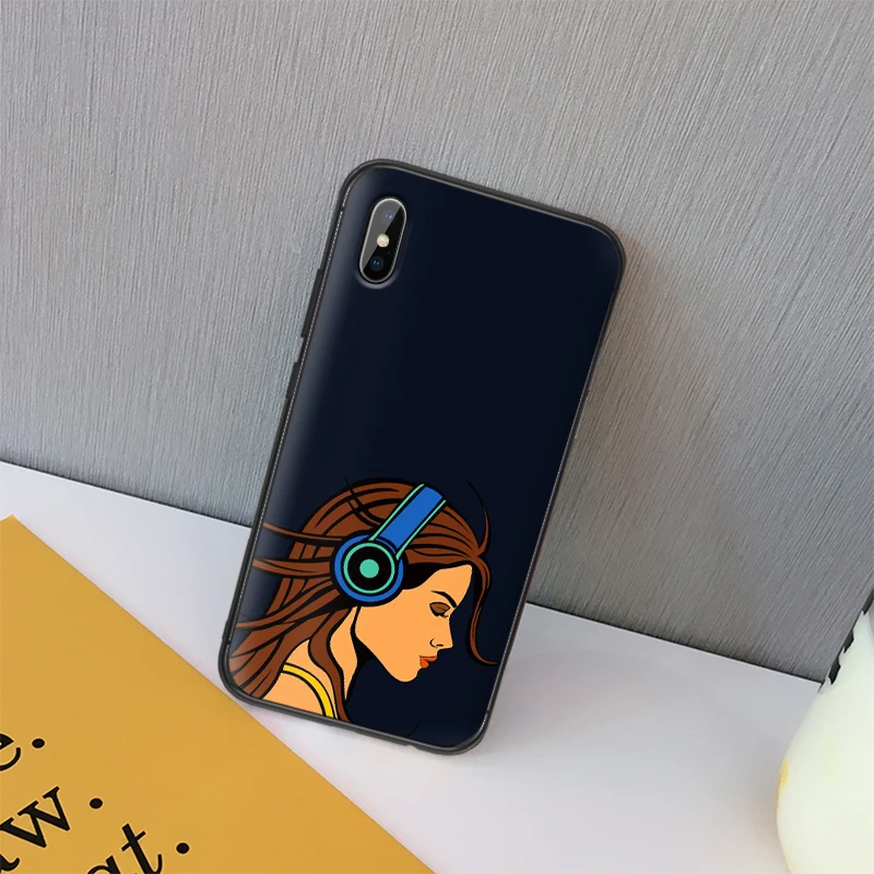 Музыка для Xiaomi mi 9T A3 PRO 8 A2 LITE 9 SE 6X X 2S 3 F1 CC9E CC9 роскошный черный чехол