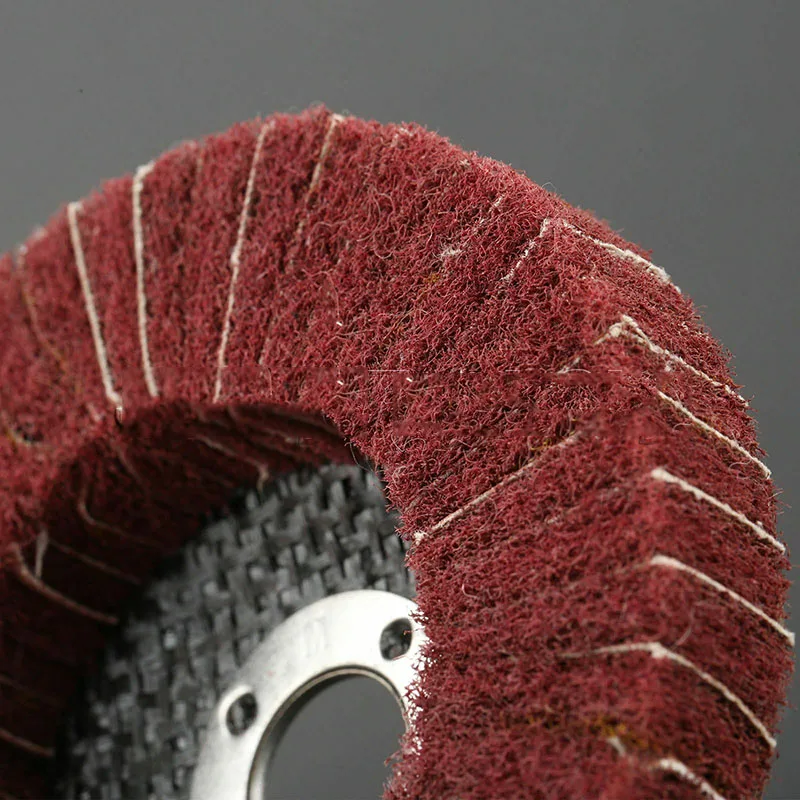 

Fiber Polishing wheel Rotary tool Round 100mm Angle Grinder Rust Removal Pad For Metal Wood Abrasive