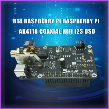 

For Raspberry Pi 4 Module B AK4118 Coaxial HIFI Sound Card I2S DSD Digital Broadcasting 32BIT PCM384 DSD128 G5-001 dropship