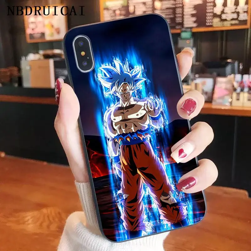 NBDRUICAI Dragon Ball Z Super DBZ Goku высококачественный чехол для телефона iPhone 11 pro XS MAX 8 7 6 6S Plus X 5