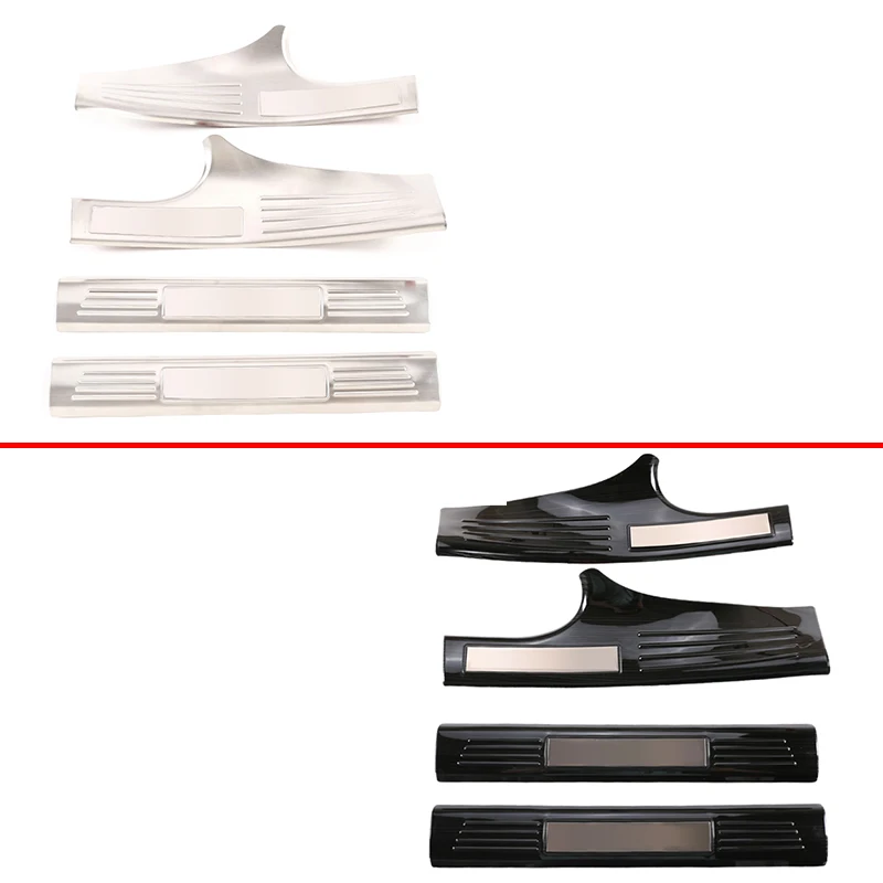 

Car Inner Door Sill Scuff For Mercedes-Benz B class 2020 Stainless Steel Inner threshold Car Accessories with Logo