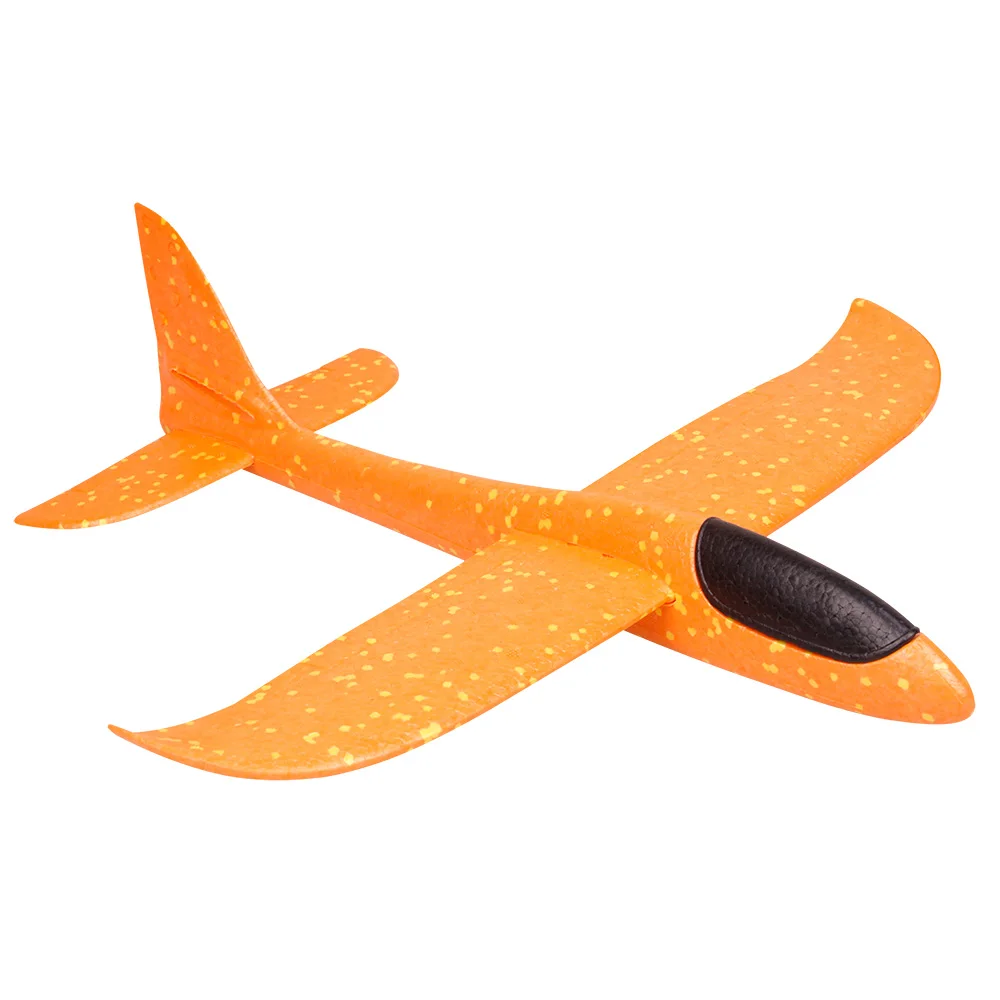 Hand throw airplane EPP Foam Outdoor Launch Glider Plane Kids Toys 48 cm Interesting Launch Throwing Inertial Model Gift funny