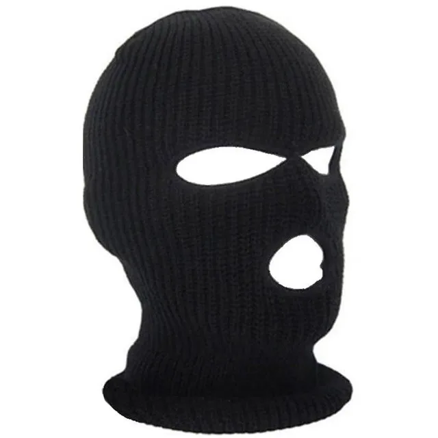 2021 New Unisex Ski Mask Winter Warm 1-Hole Knit Hat Full Face Cover Balaclava Cap Funny Party Beanies Riding Hats winter beanie Skullies & Beanies