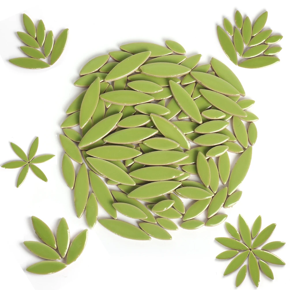 Description Picture 4 of item100g Irregular Ceramic Mosaic Tiles Multi Color Petal Mosaic Tiles DIY Mosaic Making Stones for Craft Hobby Arts Wall Decoration