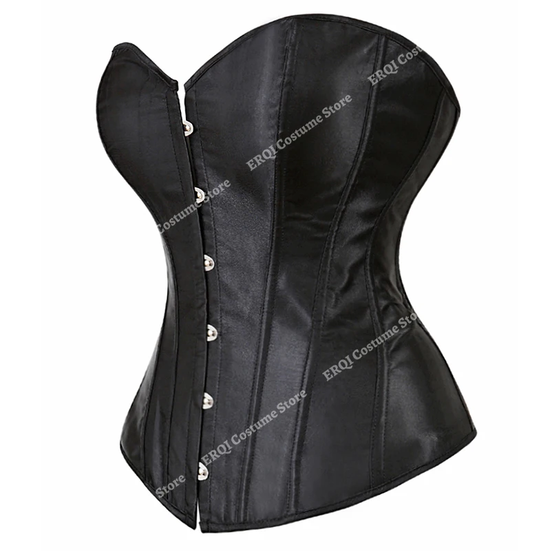 Women's Overbust Satin Corset Top Vintage Plus Size