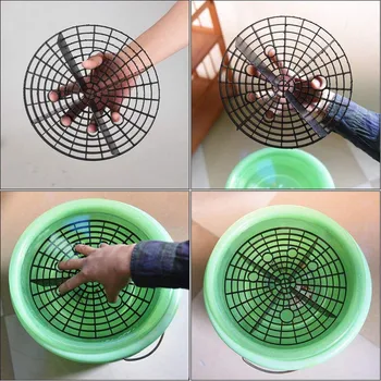

NAW 23.5CM/26CM Car Wash Grit Guard Insert Washboard Water Bucket Filter Scratch Dirt 192 Filter Holes#