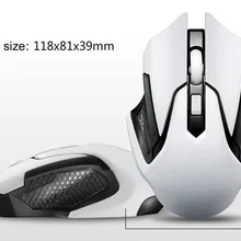 Мышь для долговечной игры, 2,4 ГГц, Беспроводная игровая мышь, USB приемник, Pro Gamer, для ПК, ноутбука, настольного компьютера