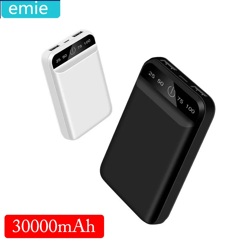 

Ultrathin 30000mah power bank Portable USB Batteria Charger powerbank external battery pover bank for Samsung xiaomi iPhone8 X