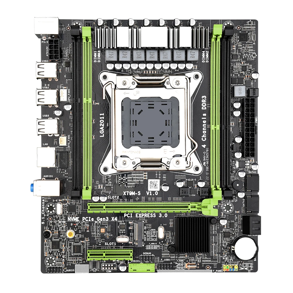 Материнская плата X79 LGA 2011 материнская для настольного сервера DDR3 REG ECC ОЗУ