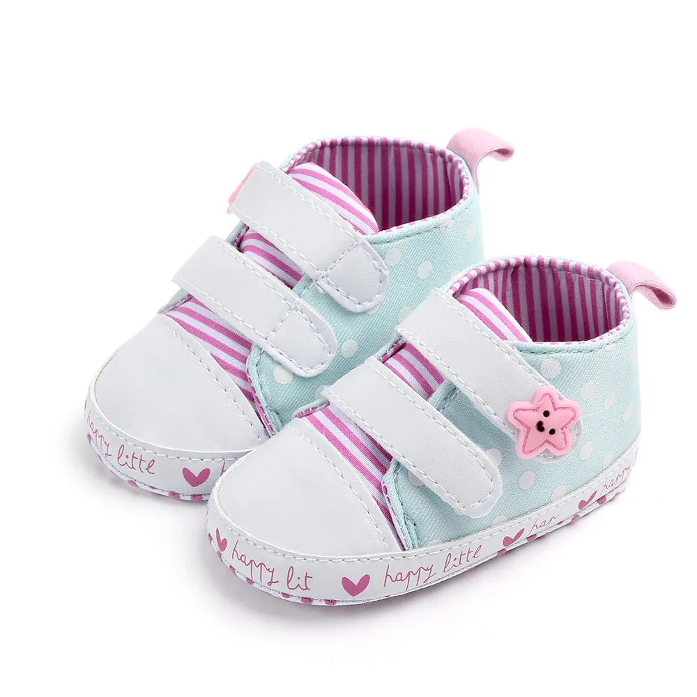 Pasgeboren Детские meisjes Jongens Schoenen Lente Blauw Roze Gestreepte Детские Mooie Нескользящие Eerste Wandelaar детские мокасины на шнуровке Schoenen