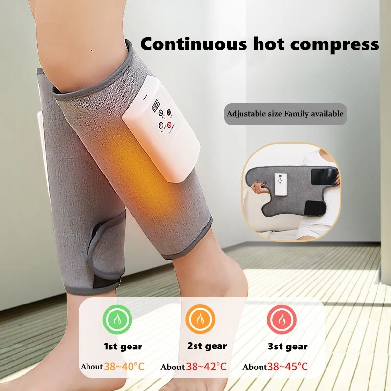 

360° Leg Massager Pair Wireless With Smart Air Compression Controlled Heating Calf Massage Electric Relief Muscle Pain Relax