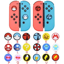 Ручка для большого пальца крышка для джойстика чехол для Mario Zend Switch Lite NS Joy-Con контроллер Pokeball геймпад Thumbstick чехол