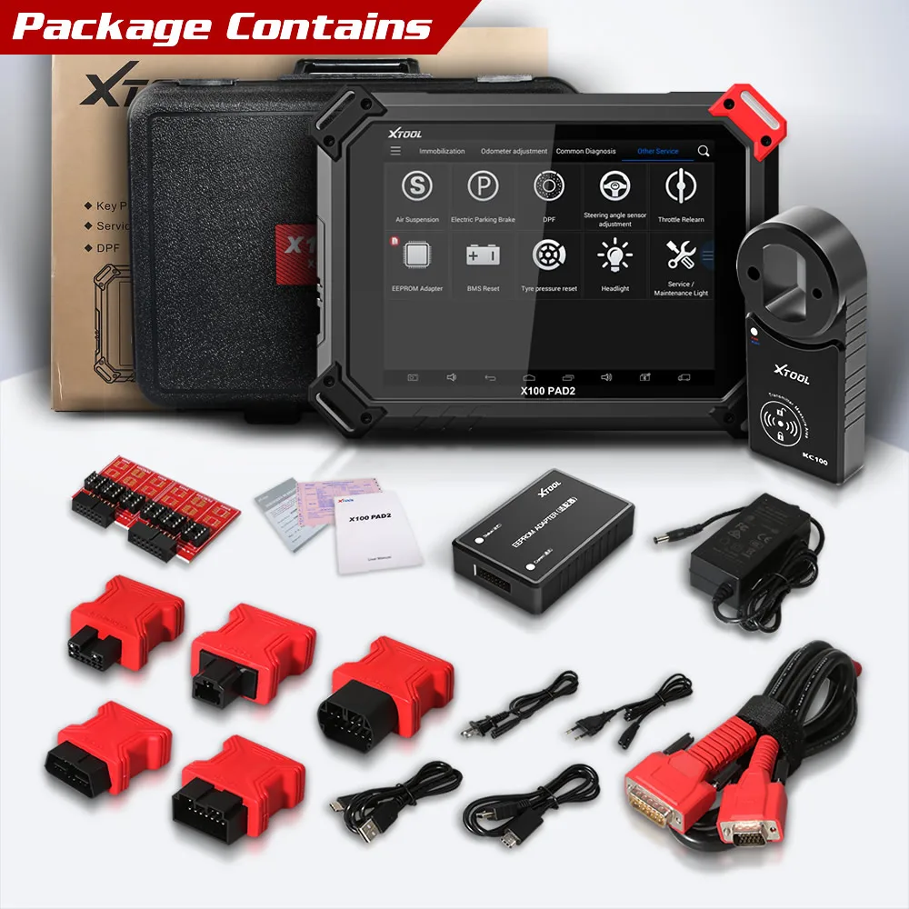 Автомобильный диагностический инструмент XTOOL X100 PAD2 Pro OBD2 PAD программатор ключей