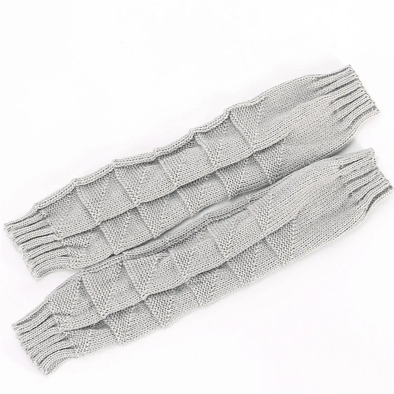 Осень зима новые шерстяные вязаные перчатки guantes invierno mujer длинные перчатки теплые перчатки с открытыми пальцами треугольные варежки для мужчин и женщин