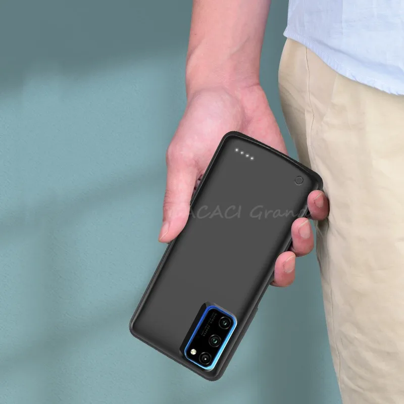 Противоударный чехол с силиконовой рамкой для huawei Honor V30, внешний аккумулятор, чехол для зарядного устройства, задняя крышка, чехол s для huawei Honor V30 Pro