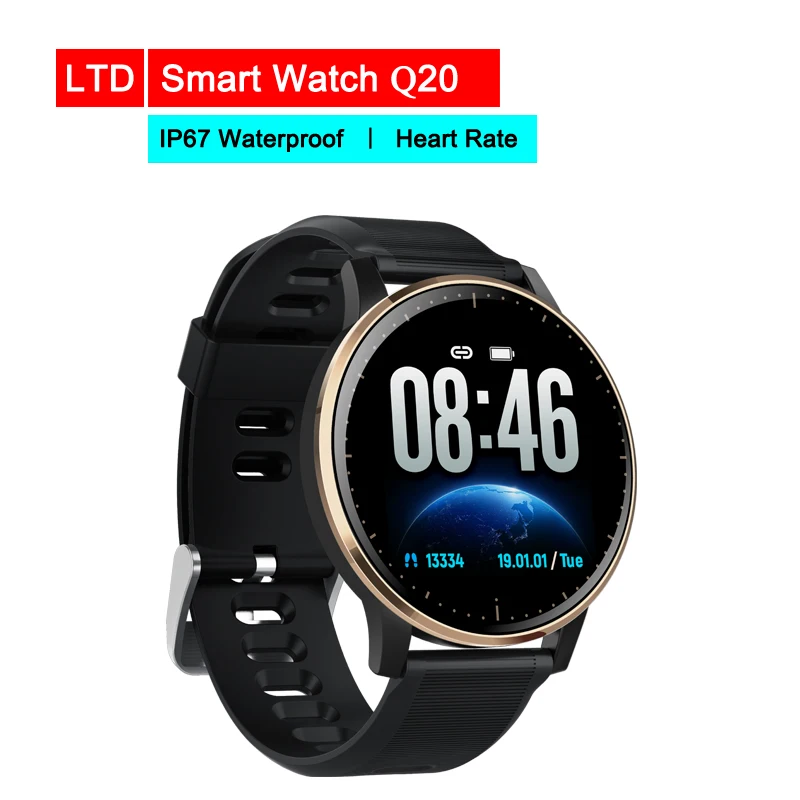 

Smart Wristband Q20 Smart Watch Bracelet Sports Fitness Blood Pressure Heart Rate Call Message Reminder Android Pedometer Band
