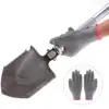 1 Pair PU Kitchen Gardening Hand Protective Gloves Worker Butcher Meat Chopping Working Gloves Grey Mittens gloves 3