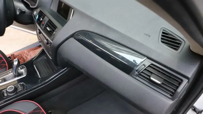 6 шт. Автомобильная наклейка интерьерная деревянная зернистая цветная крышка наклейка s отделка панели накладка Рамка комплект Подходит для BMW X3 X4 2011- Авто продукты