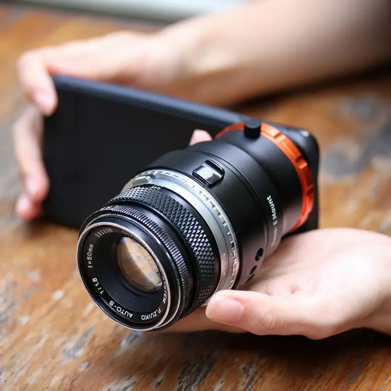 Адаптер для объектива из алюминиевого сплава E Mount Full Frame camera Lens Adapter для смартфонов SLR/DSLR& camera Lens Adapter