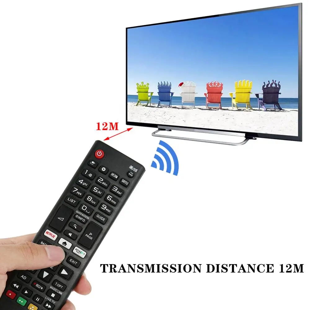 Для Akb75095308 Smart TV пульт дистанционного управления Замена для LG HD пластиковая ABS