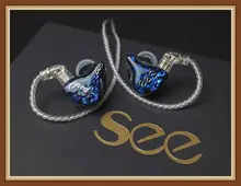 SeeAudio Spark Electrostatic 2EST 4BA Balanced Armature Hybrid Customize HIFI Music Monitor Studio Audiophile Earbuds Earphones