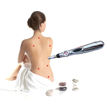 

Newst Electronic Acupuncture Pen Electric Meridians Laser Therapy Heal Massage Pen Meridian Energy Pen Relief Pain Tools