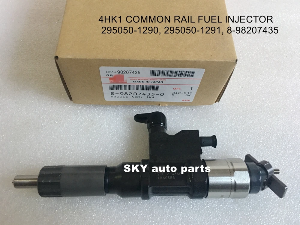 4HK1 GENUINE AND BRAND NEW COMMON RAIL FUEL INJECTOR 295050 1290 ...