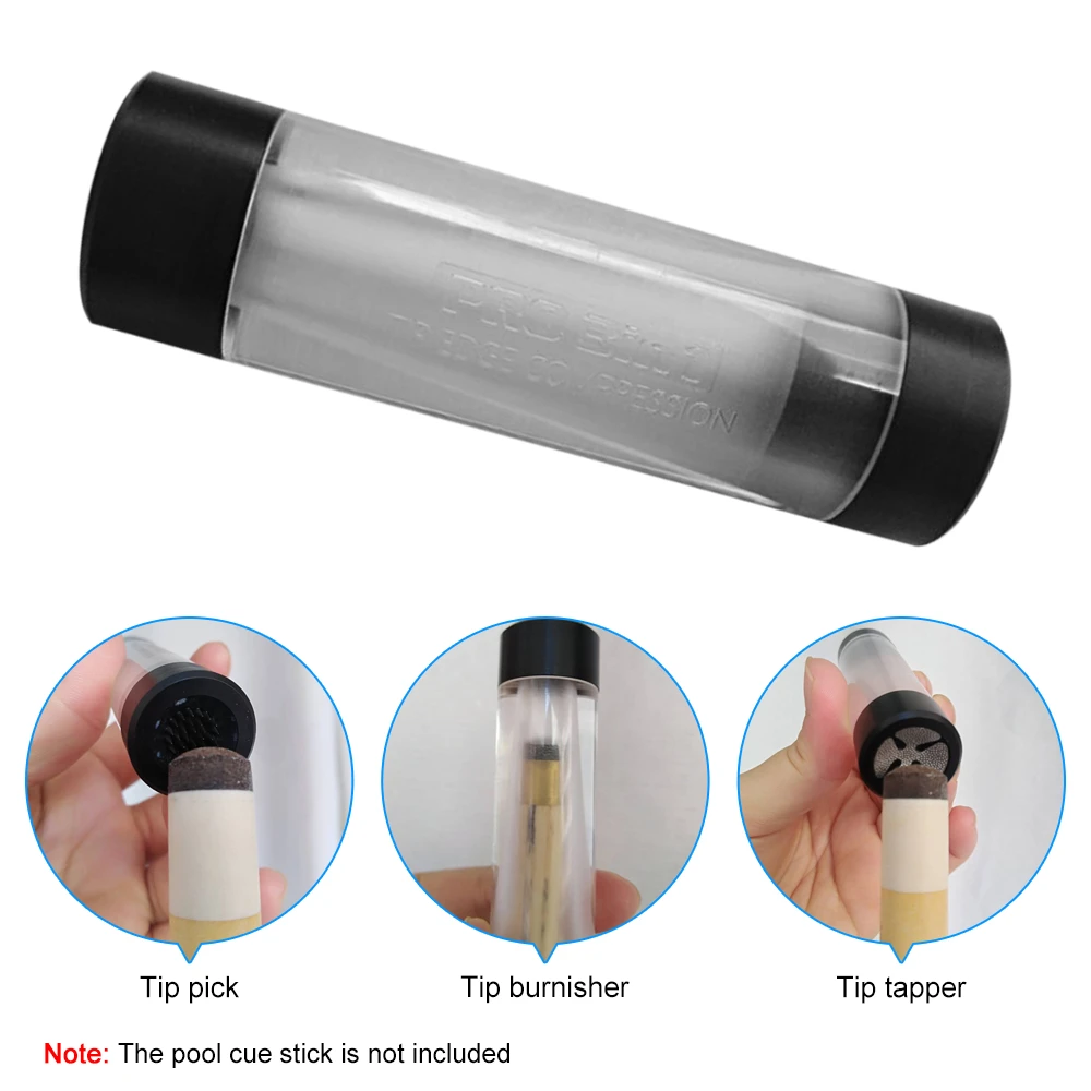 Cuppa 3 in1 Billiards Pool Cue Tip Repair Tool Accessories File Radian Shape Prick Burnisher | Спорт и развлечения