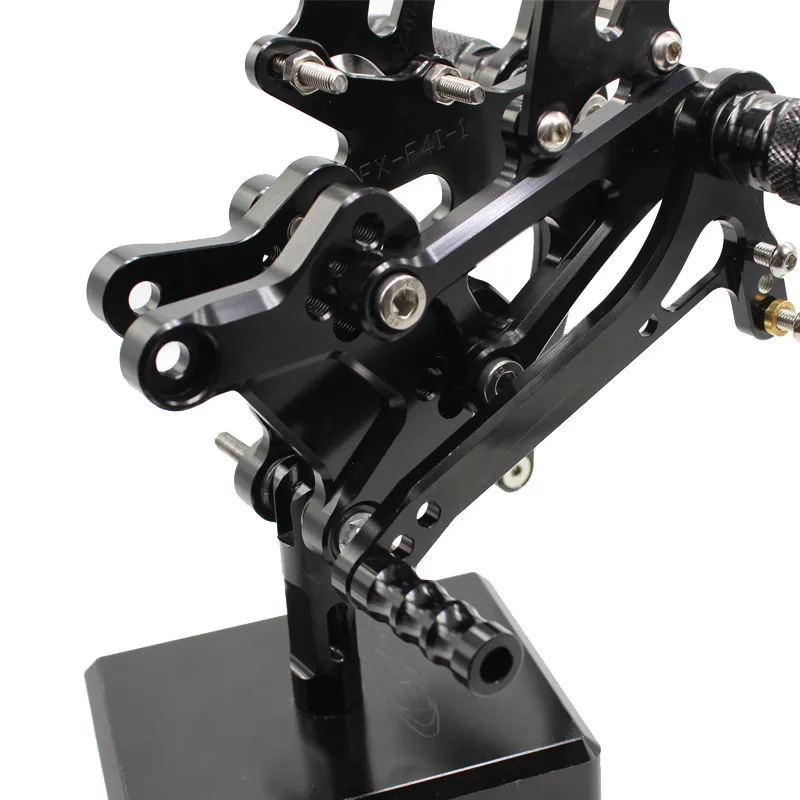 Для Honda CBR600 CBR 600 F4I F3 F4 2001-2007 02 04 CNC Алюминиевый Регулируемый мотоциклетный задний комплект для заднего сиденья, ножной подножник, педаль, подставка для ног